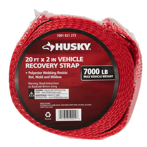Vehicle recovery strap - ft.,